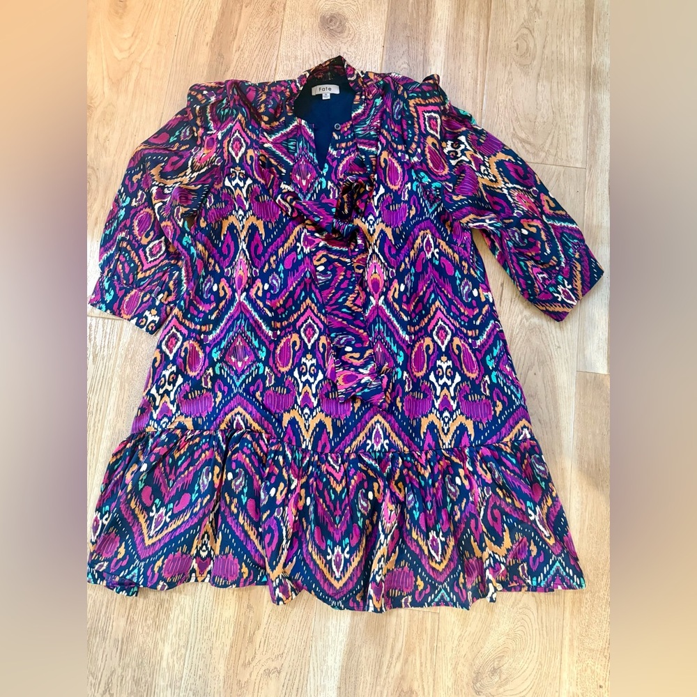 Fate vibrant purple dress